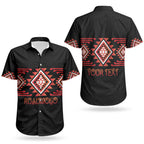 Aotearoa Atua Ruaumoko Personalised Couples Matching Summer Maxi Dress and Hawaiian Shirt Maori Powerful God Taniko Motifs