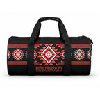 Aotearoa Atua Ruaumoko Duffle Bag Maori Powerful God Taniko Motifs
