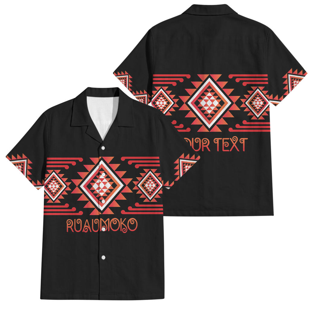 Aotearoa Atua Ruaumoko Personalised Family Matching Mermaid Dress and Hawaiian Shirt Maori Powerful God Taniko Motifs