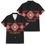 Aotearoa Atua Ruaumoko Personalised Family Matching Tank Maxi Dress and Hawaiian Shirt Maori Powerful God Taniko Motifs