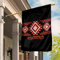 Aotearoa Atua Ruaumoko Garden Flag Maori Powerful God Taniko Motifs