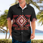Aotearoa Atua Ruaumoko Personalised Hawaiian Shirt Maori Powerful God Taniko Motifs