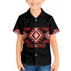 Aotearoa Atua Ruaumoko Personalised Hawaiian Shirt Maori Powerful God Taniko Motifs
