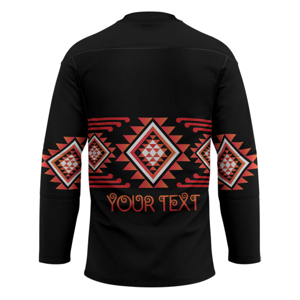 Aotearoa Atua Ruaumoko Personalised Hockey Jersey Maori Powerful God Taniko Motifs