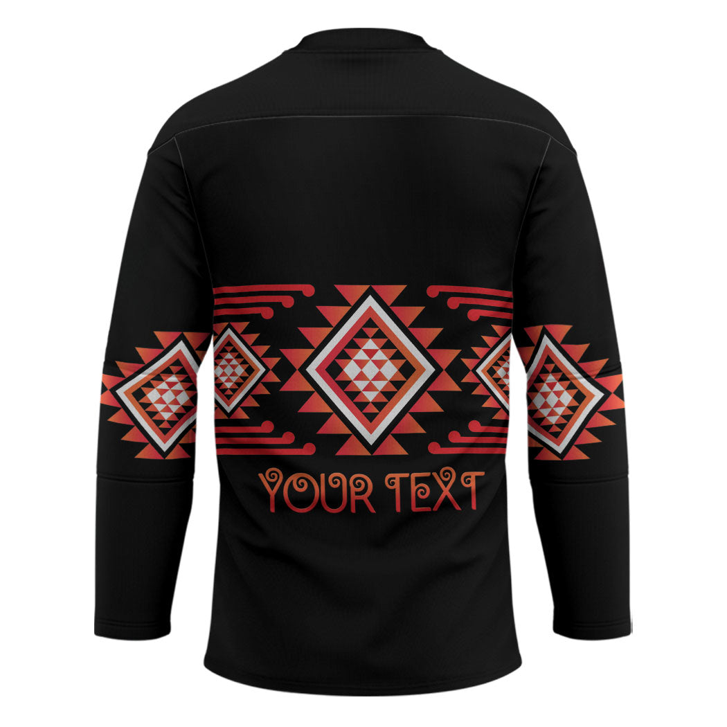 Aotearoa Atua Ruaumoko Personalised Hockey Jersey Maori Powerful God Taniko Motifs