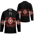 Aotearoa Atua Ruaumoko Personalised Hockey Jersey Maori Powerful God Taniko Motifs