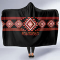 Aotearoa Atua Ruaumoko Hooded Blanket Maori Powerful God Taniko Motifs