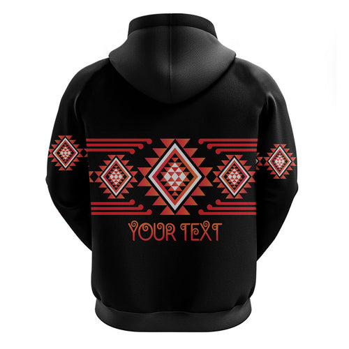 Aotearoa Atua Ruaumoko Personalised Hoodie Maori Powerful God Taniko Motifs