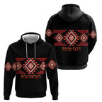 Aotearoa Atua Ruaumoko Personalised Hoodie Maori Powerful God Taniko Motifs