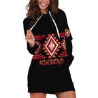 Aotearoa Atua Ruaumoko Personalised Hoodie Dress Maori Powerful God Taniko Motifs
