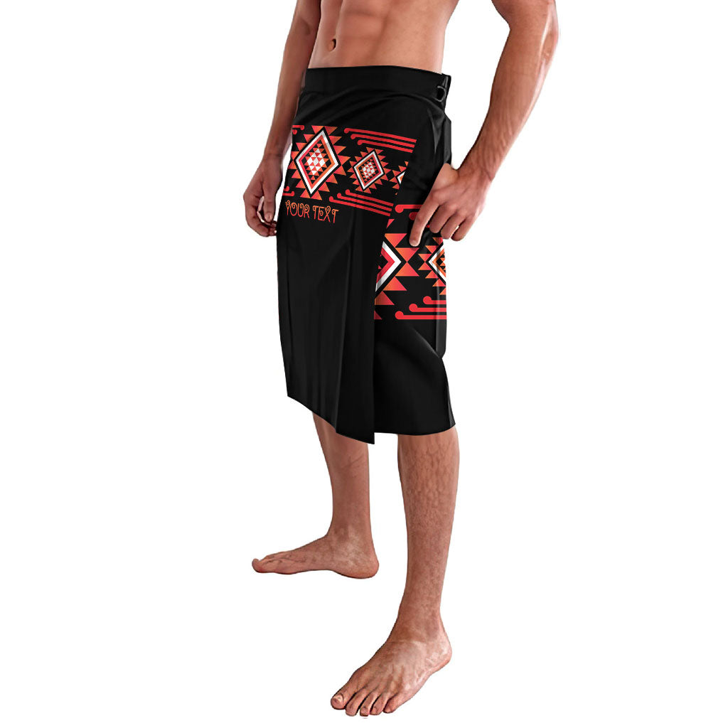 Aotearoa Atua Ruaumoko Personalised Lavalava Maori Powerful God Taniko Motifs