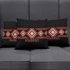 Aotearoa Atua Ruaumoko Pillow Cover Maori Powerful God Taniko Motifs