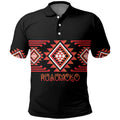 Aotearoa Atua Ruaumoko Personalised Polo Shirt Maori Powerful God Taniko Motifs