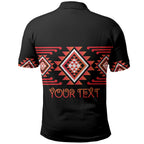 Aotearoa Atua Ruaumoko Personalised Polo Shirt Maori Powerful God Taniko Motifs