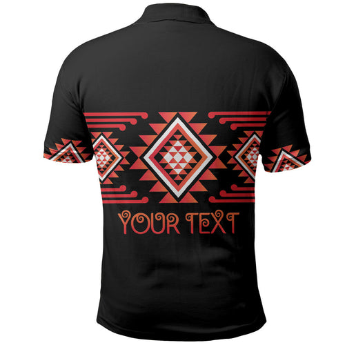 Aotearoa Atua Ruaumoko Personalised Polo Shirt Maori Powerful God Taniko Motifs