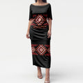 Aotearoa Atua Ruaumoko Personalised Puletasi Maori Powerful God Taniko Motifs