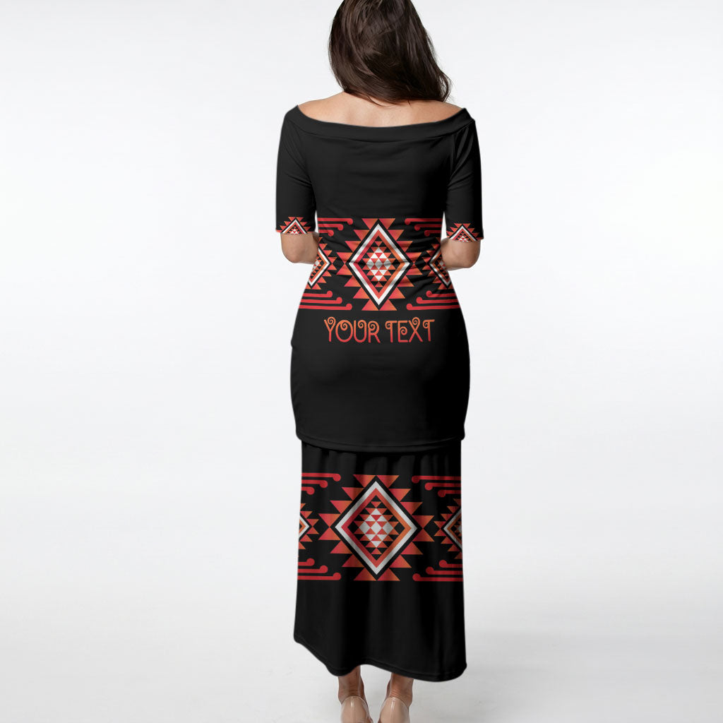 Aotearoa Atua Ruaumoko Personalised Puletasi Maori Powerful God Taniko Motifs