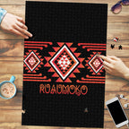 Aotearoa Atua Ruaumoko Puzzle Maori Powerful God Taniko Motifs