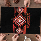 Aotearoa Atua Ruaumoko Puzzle Maori Powerful God Taniko Motifs