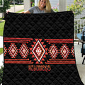 Aotearoa Atua Ruaumoko Quilt Maori Powerful God Taniko Motifs