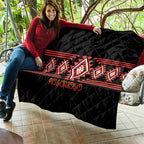 Aotearoa Atua Ruaumoko Quilt Maori Powerful God Taniko Motifs
