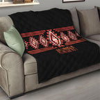 Aotearoa Atua Ruaumoko Quilt Maori Powerful God Taniko Motifs