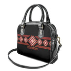 Aotearoa Atua Ruaumoko Shoulder Handbag Maori Powerful God Taniko Motifs