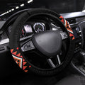 Aotearoa Atua Ruaumoko Steering Wheel Cover Maori Powerful God Taniko Motifs