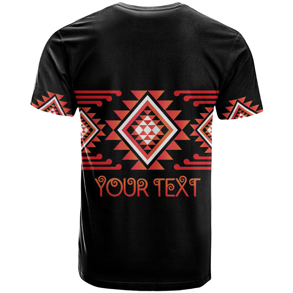 Aotearoa Atua Ruaumoko Personalised T Shirt Maori Powerful God Taniko Motifs