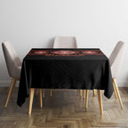 Aotearoa Atua Ruaumoko Tablecloth Maori Powerful God Taniko Motifs