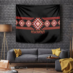 Aotearoa Atua Ruaumoko Tapestry Maori Powerful God Taniko Motifs