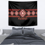 Aotearoa Atua Ruaumoko Tapestry Maori Powerful God Taniko Motifs
