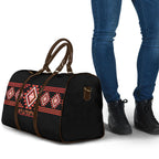 Aotearoa Atua Ruaumoko Travel Bag Maori Powerful God Taniko Motifs