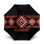 Aotearoa Atua Ruaumoko Umbrella Maori Powerful God Taniko Motifs