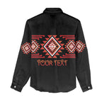 Aotearoa Atua Ruaumoko Personalised Women Casual Shirt Maori Powerful God Taniko Motifs