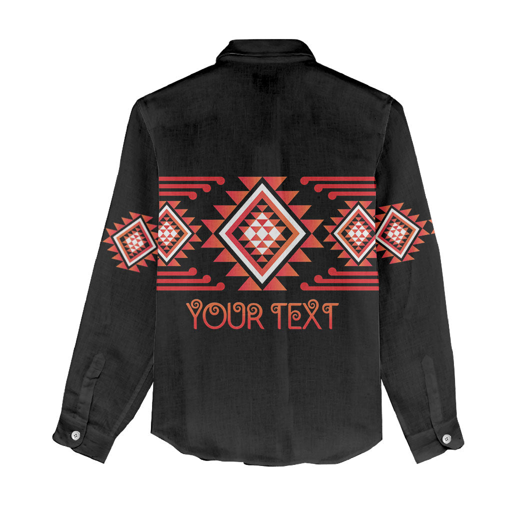 Aotearoa Atua Ruaumoko Personalised Women Casual Shirt Maori Powerful God Taniko Motifs