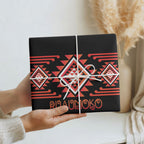 Aotearoa Atua Ruaumoko Wrapping Paper Maori Powerful God Taniko Motifs