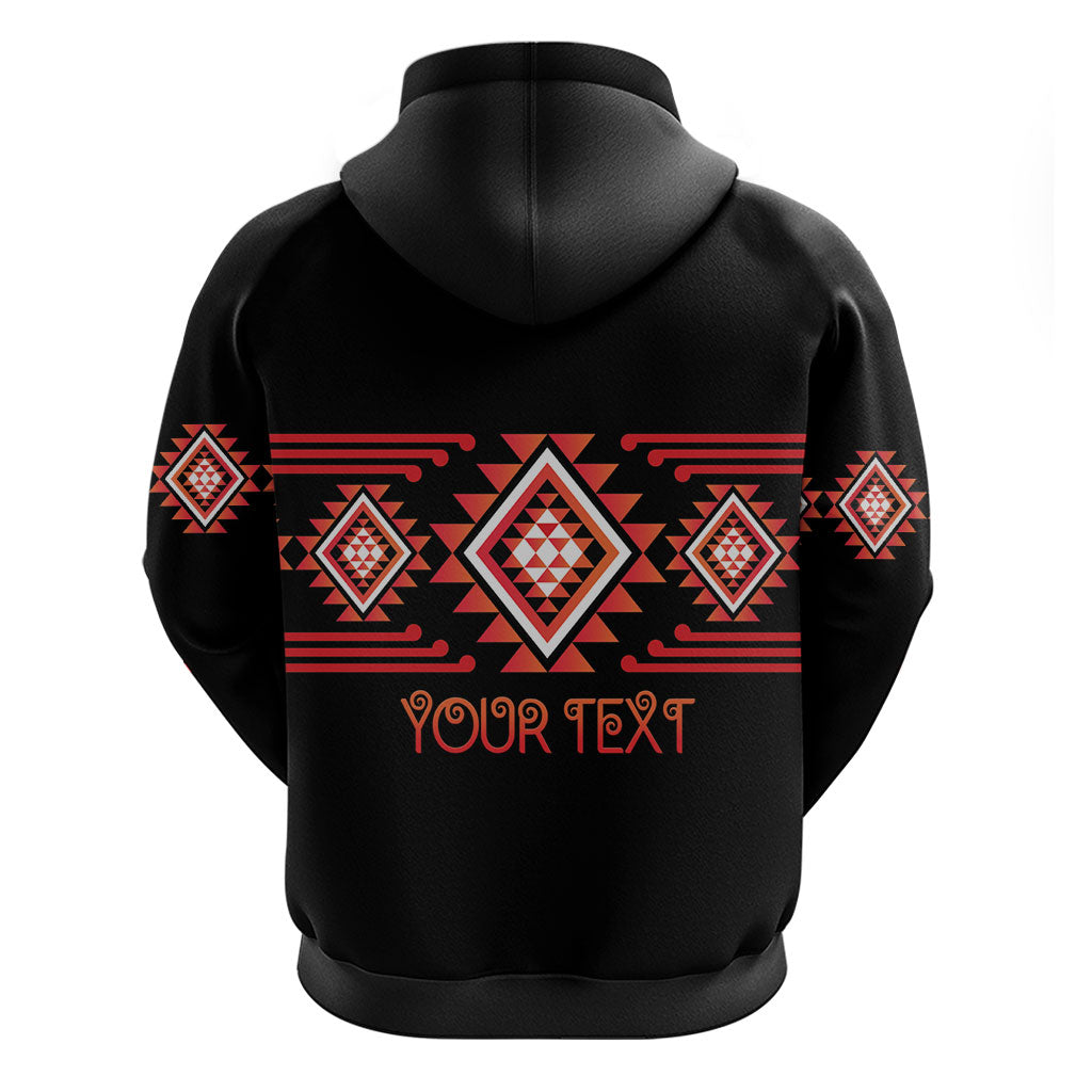 Aotearoa Atua Ruaumoko Personalised Zip Hoodie Maori Powerful God Taniko Motifs