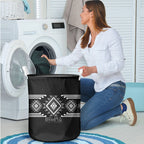 Aotearoa Atua Rehua Laundry Basket Maori God Of Healing Taniko Motifs