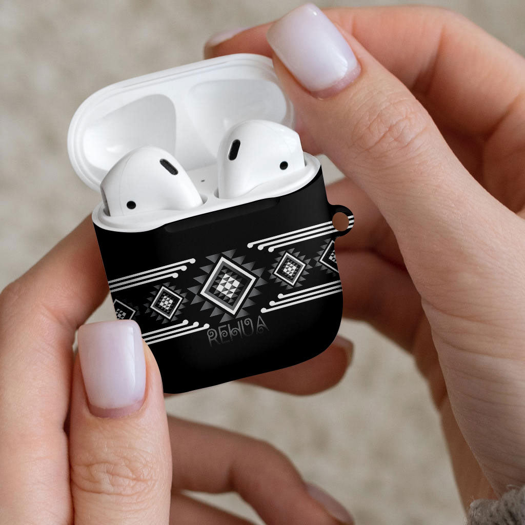 Aotearoa Atua Rehua AirPods Case Maori God Of Healing Taniko Motifs
