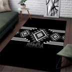 Aotearoa Atua Rehua Area Rug Maori God Of Healing Taniko Motifs