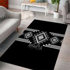 Aotearoa Atua Rehua Area Rug Maori God Of Healing Taniko Motifs