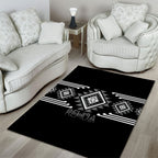 Aotearoa Atua Rehua Area Rug Maori God Of Healing Taniko Motifs