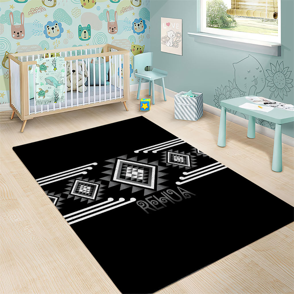 Aotearoa Atua Rehua Area Rug Maori God Of Healing Taniko Motifs