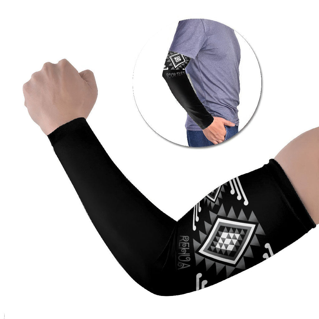Aotearoa Atua Rehua Personalised Arm Sleeves Maori God Of Healing Taniko Motifs