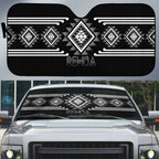 Aotearoa Atua Rehua Auto Sun Shade Maori God Of Healing Taniko Motifs