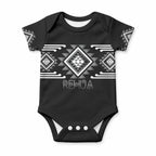 Aotearoa Atua Rehua Personalised Baby Onesie Maori God Of Healing Taniko Motifs