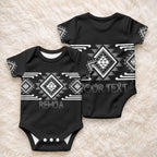 Aotearoa Atua Rehua Personalised Baby Onesie Maori God Of Healing Taniko Motifs