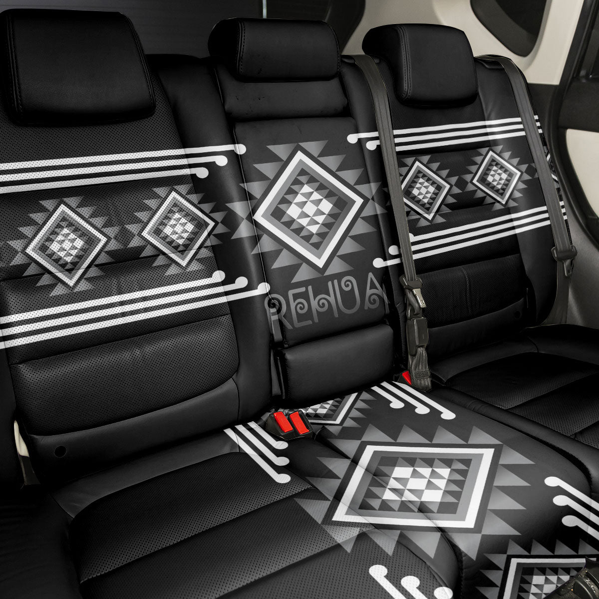 Aotearoa Atua Rehua Back Car Seat Cover Maori God Of Healing Taniko Motifs