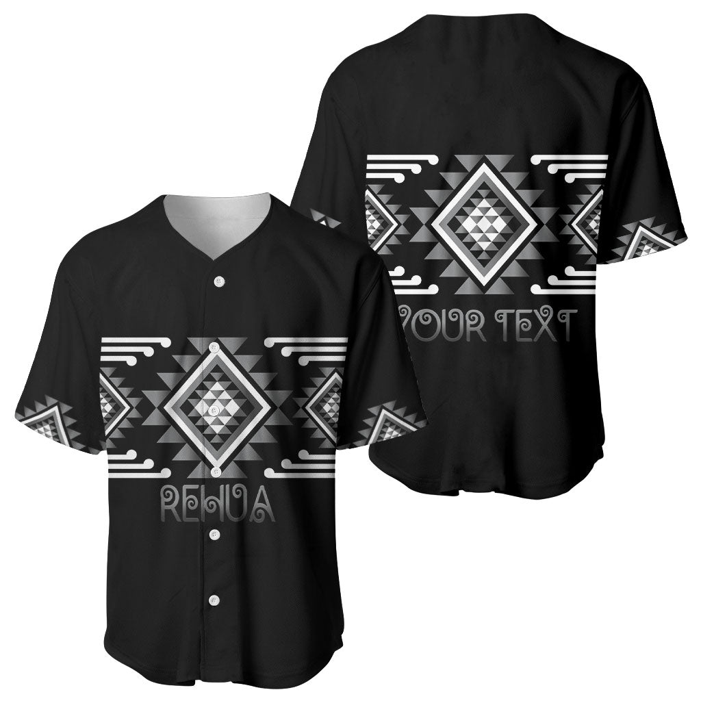 Aotearoa Atua Rehua Personalised Baseball Jersey Maori God Of Healing Taniko Motifs